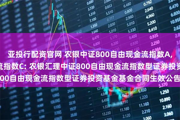亚投行配资官网 农银中证800自由现金流指数A,农银中证800自由现金流指数C: 农银汇理中证800自由现金流指数型证券投资基金基金合同生效公告